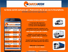 Tablet Screenshot of caricamion.it